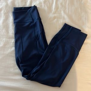 Blue Lululemon In Movement 25” leggings
